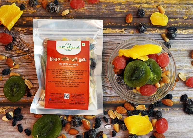 Just Natural Mixed Nuts and Dry Fruits 100g
