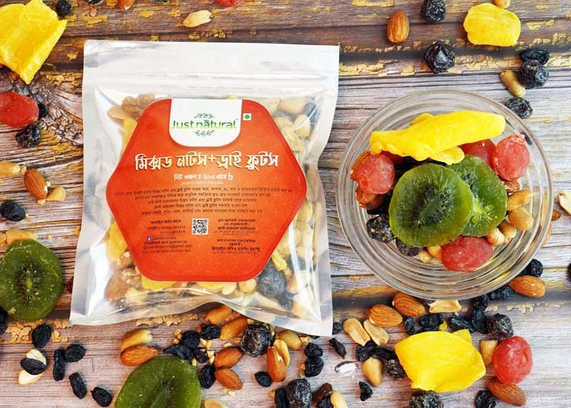 Just Natural  Mixed Nuts and Dry Fruits 200g